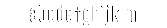 Glaser Houdini Fade B FONT
