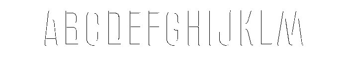 Glaser Houdini Fade C Font UPPERCASE