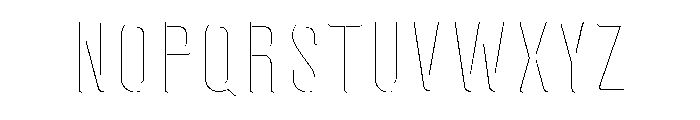 Glaser Houdini Fade C Font UPPERCASE
