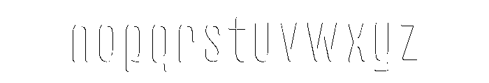 Glaser Houdini Fade C Font LOWERCASE