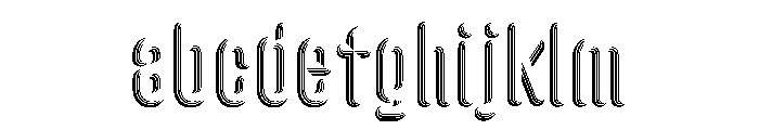 Glaser Houdini Open A FONT