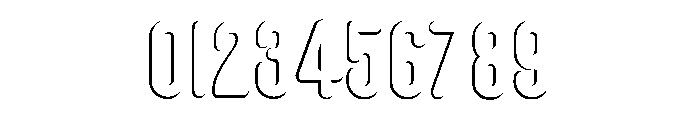 Glaser Houdini Open C Font OTHER CHARS