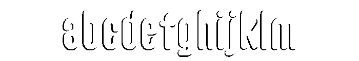 Glaser Houdini Open C FONT