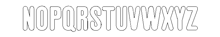 Glaser Houdini Outside Font UPPERCASE