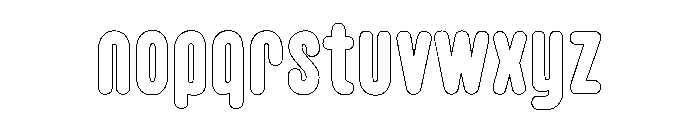 Glaser Houdini Outside Font LOWERCASE