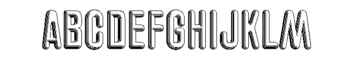 Glaser Houdini Font UPPERCASE