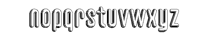 Glaser Houdini Font LOWERCASE