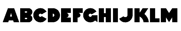 Glaser Kitchen 3D Fill Font UPPERCASE