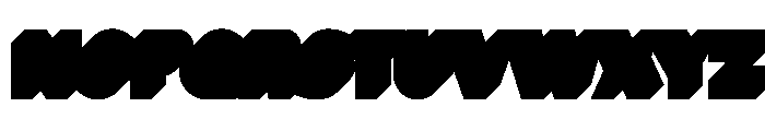 Glaser Kitchen 3D Shadow Font LOWERCASE