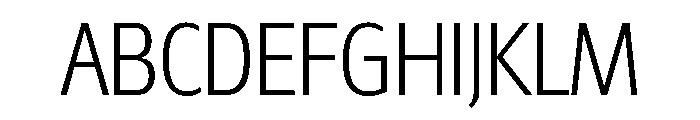 Glasgow Light Font UPPERCASE