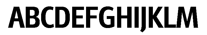 Glasgow Medium Font UPPERCASE