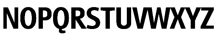Glasgow Medium Font UPPERCASE