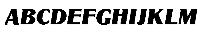 Globe Gothic Bold Italic Font UPPERCASE