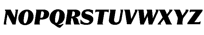 Globe Gothic Bold Italic Font UPPERCASE