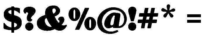 Globe Gothic Bold Font OTHER CHARS
