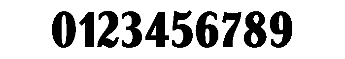 Globe Gothic Condensed Bold Font OTHER CHARS