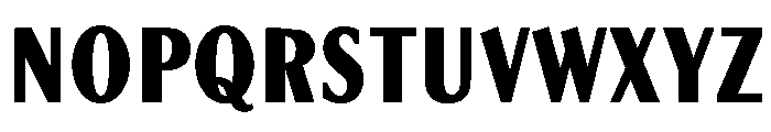 Globe Gothic Condensed Bold Font UPPERCASE