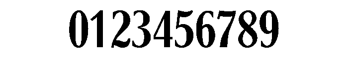 Globe Gothic Condensed Regular Font OTHER CHARS