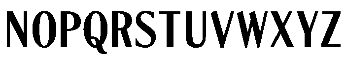 Globe Gothic Condensed Regular Font UPPERCASE