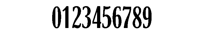 Globe Gothic Extra Condensed Regular Font OTHER CHARS