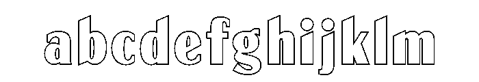 Globe Gothic Outline FONT