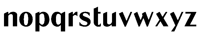 Globe Gothic Regular Font LOWERCASE