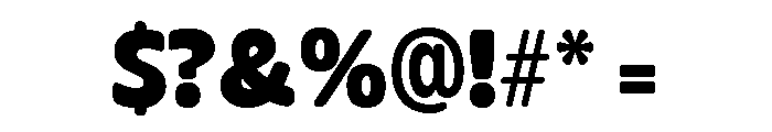 Glorium Grotesque Black Font OTHER CHARS