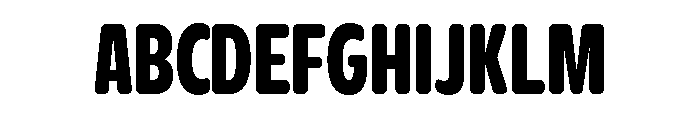 Glorium Grotesque Compressed Bold Font UPPERCASE