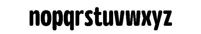 Glorium Grotesque Compressed Bold Font LOWERCASE