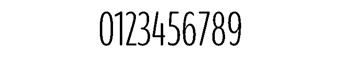 Glorium Grotesque Compressed Light Font OTHER CHARS