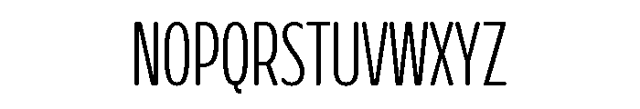 Glorium Grotesque Compressed Light Font UPPERCASE
