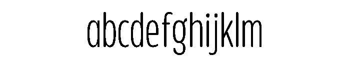 Glorium Grotesque Compressed Light FONT