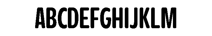 Glorium Grotesque Compressed Medium Font UPPERCASE