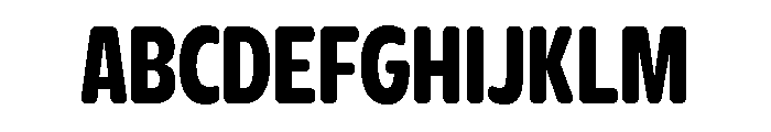 Glorium Grotesque Condensed Bold Font UPPERCASE