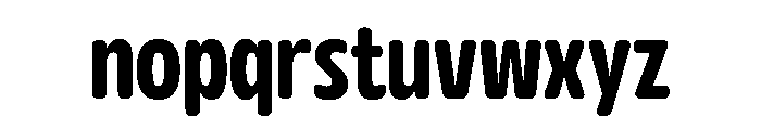 Glorium Grotesque Condensed Bold Font LOWERCASE