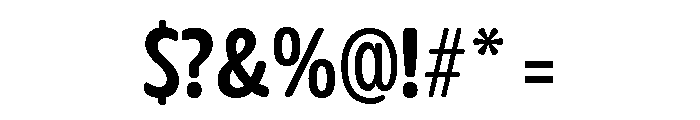 Glorium Grotesque Condensed Medium Font OTHER CHARS