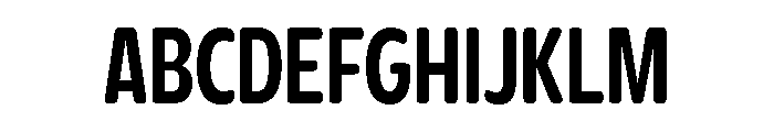 Glorium Grotesque Condensed Medium Font UPPERCASE