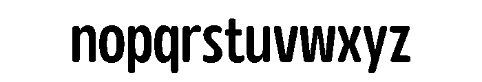Glorium Grotesque Condensed Medium Font LOWERCASE