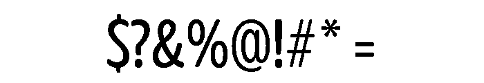 Glorium Grotesque Condensed Regular Font OTHER CHARS
