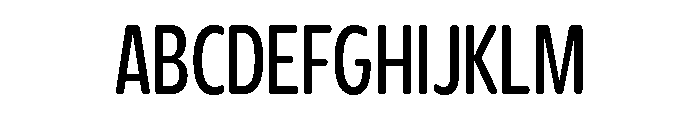 Glorium Grotesque Condensed Regular Font UPPERCASE