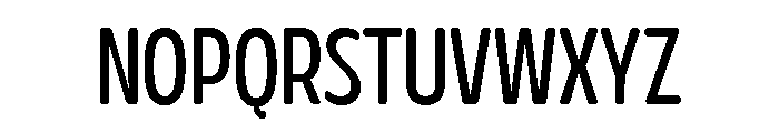 Glorium Grotesque Condensed Regular Font UPPERCASE