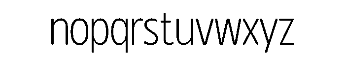 Glorium Grotesque Light Font LOWERCASE