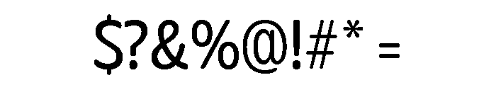 Glorium Grotesque Regular Font OTHER CHARS
