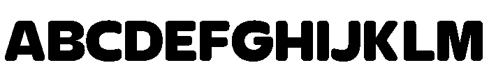 Glorium Grotesque Wide Black Font UPPERCASE