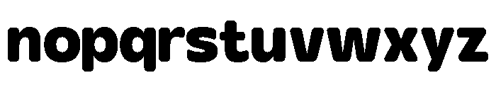 Glorium Grotesque Wide Black Font LOWERCASE