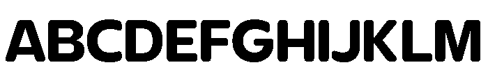 Glorium Grotesque Wide Bold Font UPPERCASE
