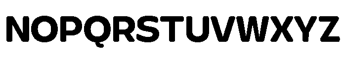 Glorium Grotesque Wide Bold Font UPPERCASE