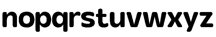 Glorium Grotesque Wide Bold Font LOWERCASE