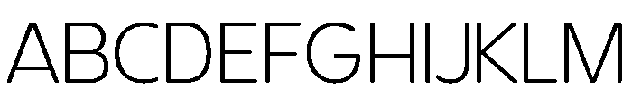 Glorium Grotesque Wide Light Font UPPERCASE