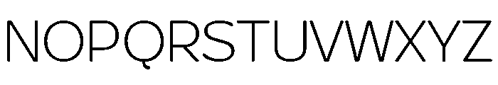 Glorium Grotesque Wide Light Font UPPERCASE
